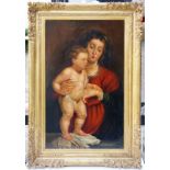 Madonna mit Kind Rubens Schule 17./18. Jh.