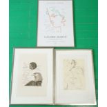 Cocteau, Jean: "Hommage A Breker", 1975 - 3 Teile