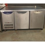 2 Door Bench Fridge 