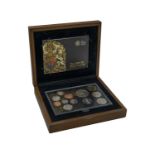 GB - A Royal Mint 2009 executive proof coin set, including the 'Kew Gardens' 50p fifty pence coin.