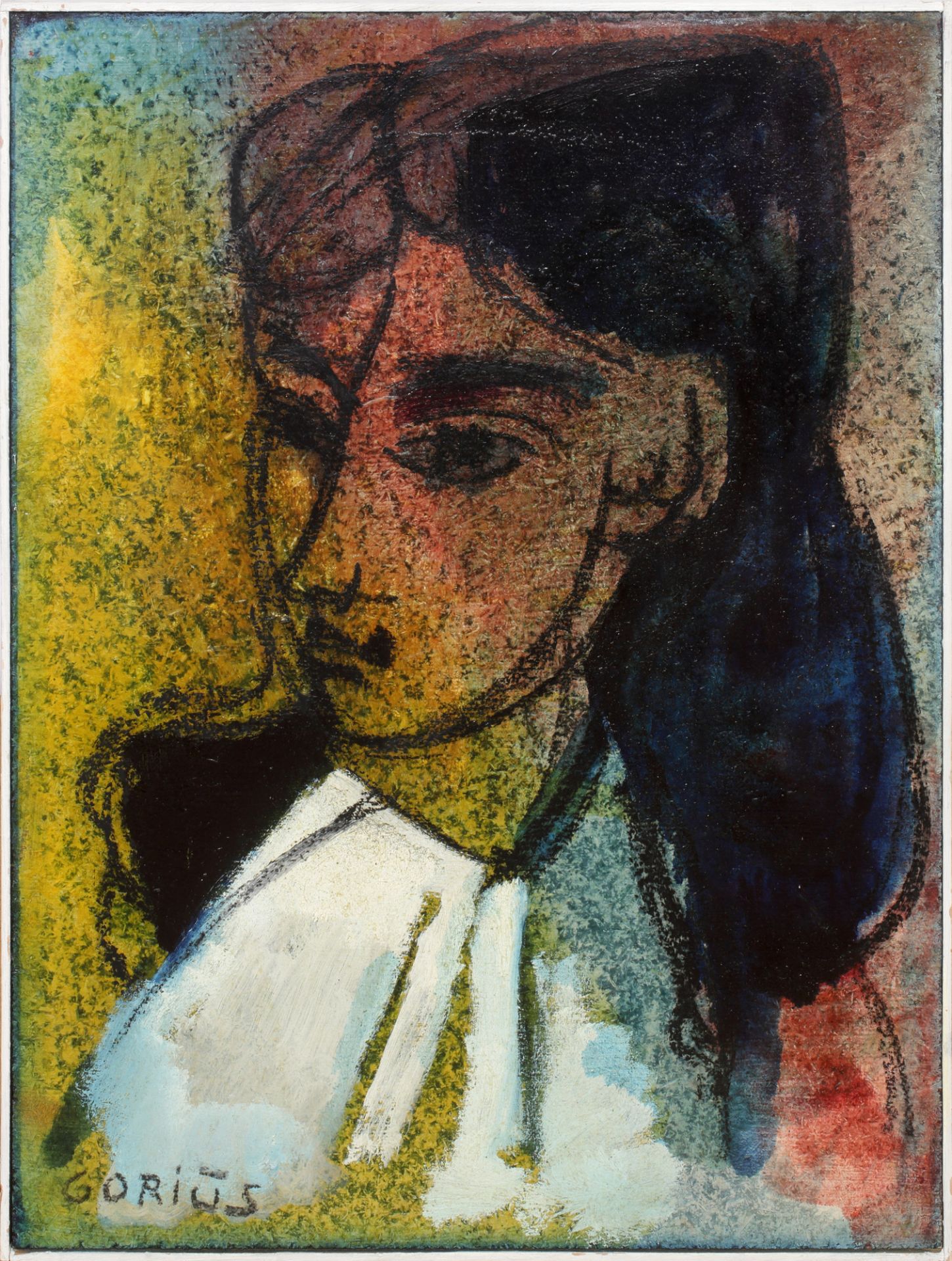 Gorius Wolfgang Gorius (Hagen/Westf. 1932-2003 Saarbrücken), Frauenporträt, Öl ...