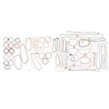 A large quantity of fresh water (and one faux) pearl necklaces and other jewellery, including