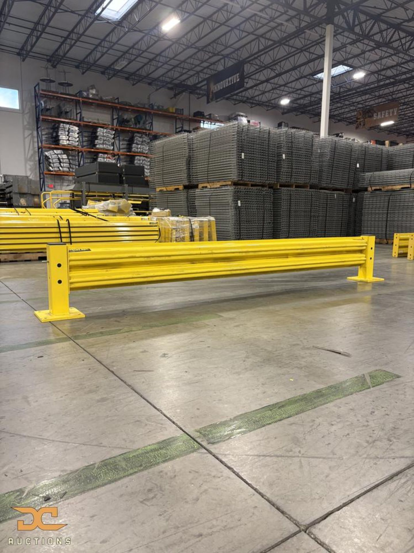 (10) Sentry Rack 8' Sections Lot includes ten (10) Sentry Rack steel ...