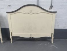 Heritage French Style Craved Headboard in Ivory