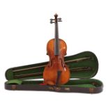 Violin in case with 2 bows
