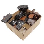 10 various brands of folding cameras