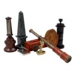 Lot 7 objects, consisting