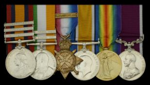 Six: Staff Quartermaster Sergeant W. E. White, Army Pay Corps, late Wiltshire...