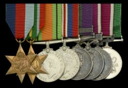 Eight: Staff Quartermaster Sergeant J. W. C. Symons, Royal Army Pay Corps 1939-45 Star;...