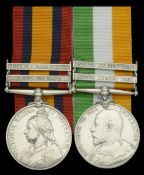 Pair: Corporal W. B. Barfield, Army Pay Corps, late King's Royal Rifle Corps Queen's...