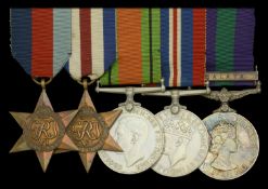 Five: Major P. C. A. Bridgland, Royal Army Pay Corps 1939-45 Star; France and Germany...