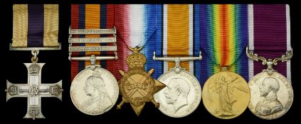A scarce Great War 'Warrant Officer's' M.C. group of six awarded to Staff Sergeant Major S....