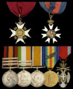 An inter-War C.B., Great War C.M.G. group of even awarded to Colonel G. W. Fitton, Army Pay...