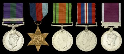 Five: Lieutenant G. W. Bellars, Royal Army Pay Corps, late Coldstream Guards, who was...