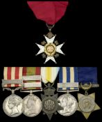 A fine Indian Mutiny '50th Anniversary' C.B. group of six awarded to Colonel W. G. Small,...
