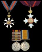A Great War C.M.G., inter-War C.B.E. group of four awarded to Colonel and Chief Paymaster...