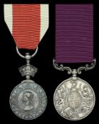 Pair: Paymaster-Sergeant J. Butt, Derbyshire Regiment Abyssinia 1867 (1417 J. Butt. H.M....