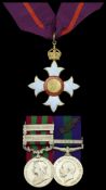 A Great War 'Home Service' C.B.E. group of three awarded to Colonel F. M. Watkins, Royal...