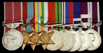 A post-War B.E.M. group of nine awarded to Lieutenant-Colonel C. H. L. Turner, Royal Army...
