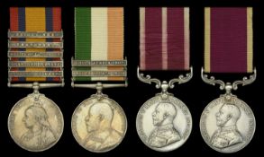 Four: Staff Sergeant Major A. H. Stevens, Army Pay Corps, late West Yorkshire Regiment, who...