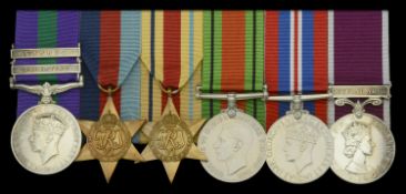 Six: Staff Sergeant Major A. J. Milne, Royal Army Pay Corps, late Coldstream...