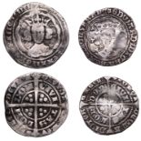 Edward IV, Groat, London, class Vd, mm. rose, quatrefoils by neck, fleurs on cusps, (N...