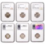George V, Sixpences (3), all 1914 (ESC 3875; S 4014) [3]. All extremely fine [All graded by...
