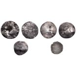 Henry VI, Annulet issue, Groat, Calais, mm. cross II, reads angl, no fleur on breast,...