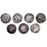 Elizabeth I, Third issue, Sixpence, 1565, mm. rose, 2.62g/2h (N 1997; S 2561); together...