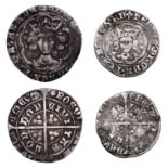 Edward IV, Groat, London, class VIII, mm. crown on obv., sun on rev., quatrefoils by neck...