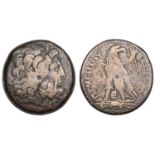 Ptolemaic Kings of Egypt, Ptolemy III (246-222), AE Tetrobol, Alexandria, series 4, head of...