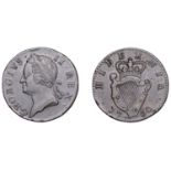 Ireland, George II, Farthing, 1760 (S 6611). Good very fine &pound;50-&pound;70