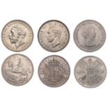 George V, Crown, 1935, Silver Jubilee (ESC 3654; S 4048); George VI, Crown, 1937 (ESC 4022;...