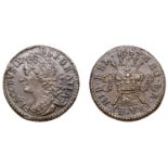Ireland, James II, Gunmoney coinage, Halfcrown, 1689 Mar., 15.92g/1h (Withers 6/5; S...