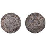 Ireland, James II, Gunmoney coinage, Shilling, 1690 Mar:, no stops on rev., (Timmins 2E; S...