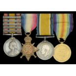 Four: Private R. H. Hopkins, Devonshire Regiment, later Royal Army Medical Corps Queen's...