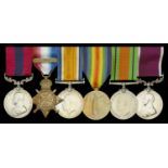 The outstanding and regimentally unique Russian Intervention D.C.M. group of six awarded to...