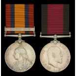 Pair: Lance-Sergeant P. H. Duranty, Natal Police Queen's South Africa 1899-1902, 1...