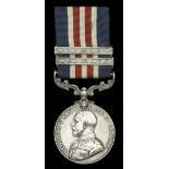 A rare Great War M.M. and Second and Third Award Bars to Company Sergeant-Major P. J....