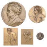 Germany, Ludwig van Beethoven, 1910, a bronze medal by F. Stiasny, 90mm, 175.47g (Niggl....
