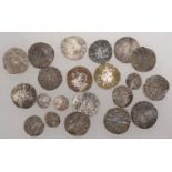 Edward I, Pennies (16), Halfpence (2), Farthings (4), various classes and mints [22]. Fair...