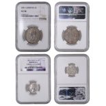 Victoria, Florin, 1891, Sixpence, 1854 (ESC 2959, 3192; S 3908, 3925) [2]. The first about...