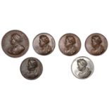 Great Britain, Centenary of the Death of Handel, 1859, a bronze medal by W.J. Taylor, 51mm,...