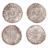 Edward I, Long Cross coinage, Pennies (2), both class VI, Bury St Edmunds, Ion, ion ons ein...