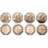 France, Louis Philippe I, Commissaires experts du governement, 1831, silver Jetons (4), by...