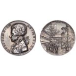 Germany, Mozart Festival at the Wartburg, 1925, a silver medal by K. Goetz, bust left, rev....