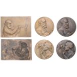 Germany, Josef Joachim, 1902, a uniface bronze plaque by Kounitzky F., 63 x 94mm, 68.67g;...