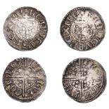 Henry III, Long Cross coinages, Pennies (2), class 3a1, Norwich, Huge, hvg eon nor wiz,...