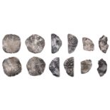 Henry II, Tealby coinage, Pennies (2), cut Halfpence (2), uncertain mints and moneyers;...
