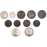 Canada, Elizabeth II, 50 Cents (3), 1963, 1966, 1967, 25 Cents, 1967 (KM 56, 63, 68, 69);...